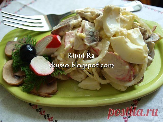 Готовим вкусно: Салат АНШЛАГ Челентано