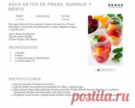 HOY EMPEZAMOS LA DIETA: Recetas depurativas