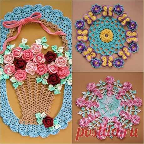 PDF Crochet Pattern More Vintage Floral Doilies от BellaCrochet
