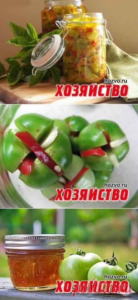 Рецепты из зеленых помидоров