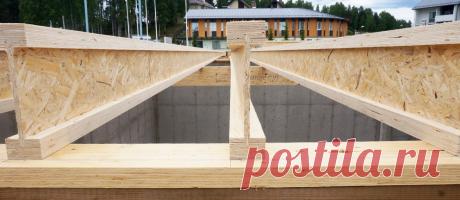 Деревянные двутавровые балки купить в Москве от производителя ИнтерСити!