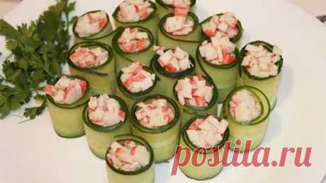 Огуречные роллы (cucumber rolls)