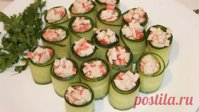 Огуречные роллы (cucumber rolls)