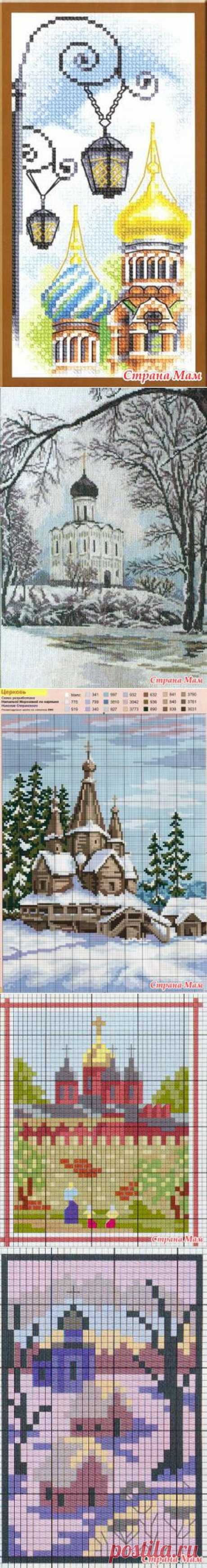 *Делюсь схемами церквей - Вышивка и все о ней - Страна Мам