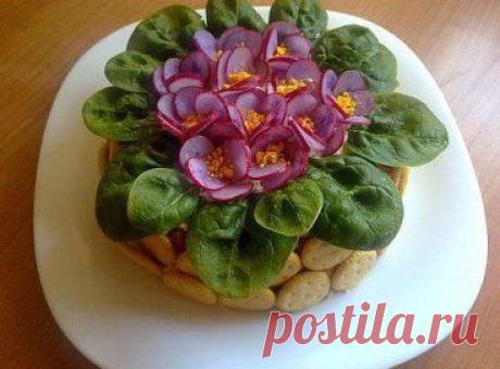 САЛАТ "ФИАЛКИ" - это безумно вкусное блюдо с курицей и черносливом. Оно покорит вас с первой ложки, а превосходное оригинальное оформление всех приведет в неописуемый восторг! Подробный рецепт смотрим здесь: https://odnoklassniki.ru/fifira В ЭТОЙ ГРУППЕ ССЫЛОК НЕТ!!! ПРИСОЕДИНЯЙТЕСЬ!
