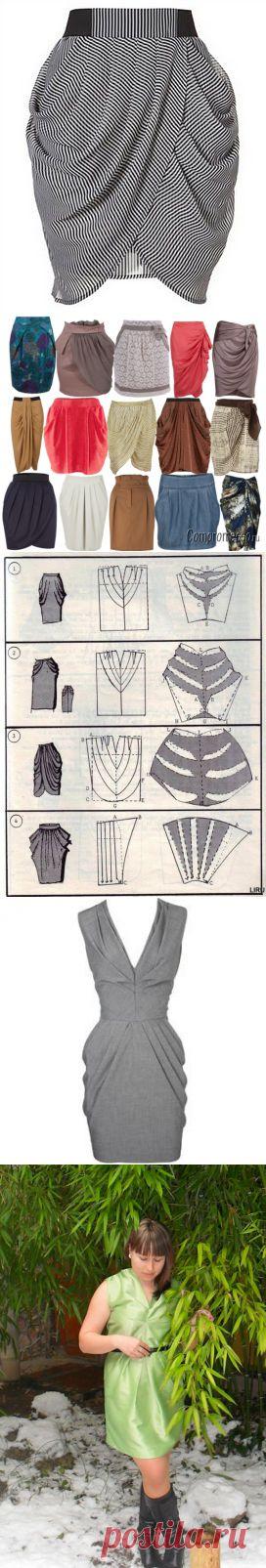 Hand made мастерская "Велюр" - Шьем юбку-тюльпан