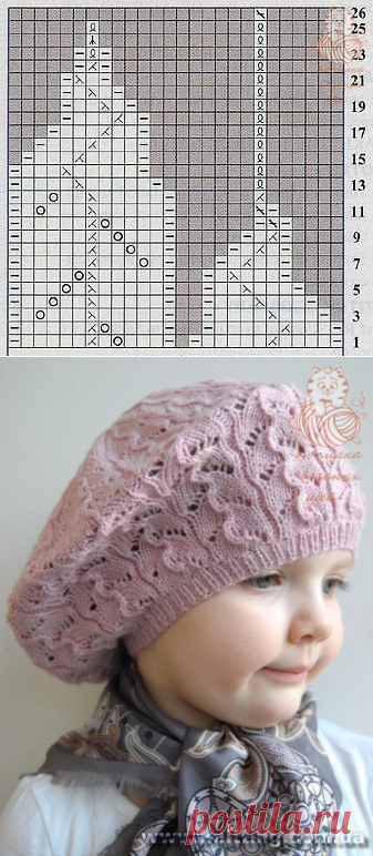 Берет спицами