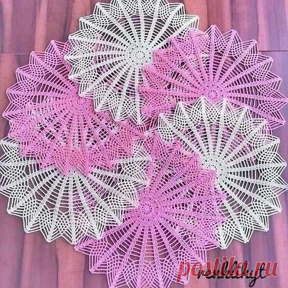 Салфетка крючком
