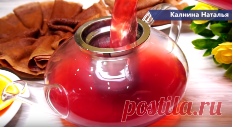 Клюквенный чай с апельсином | Готовим с Калниной Натальей | Яндекс Дзен