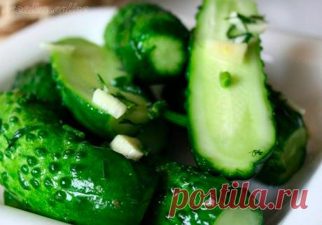 ХРУСТЯЩИЕ МАЛОСОЛЬНЫЕ ОГУРЦЫ В ПАКЕТЕ - 4 рецепта быстрого приготовления