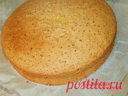 Классический ванильный бисквит для торта » Домашние рецепты