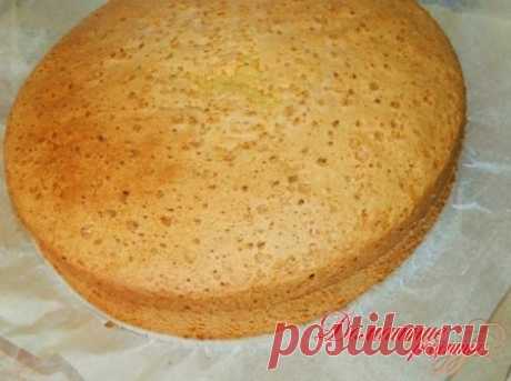 Классический ванильный бисквит для торта » Домашние рецепты