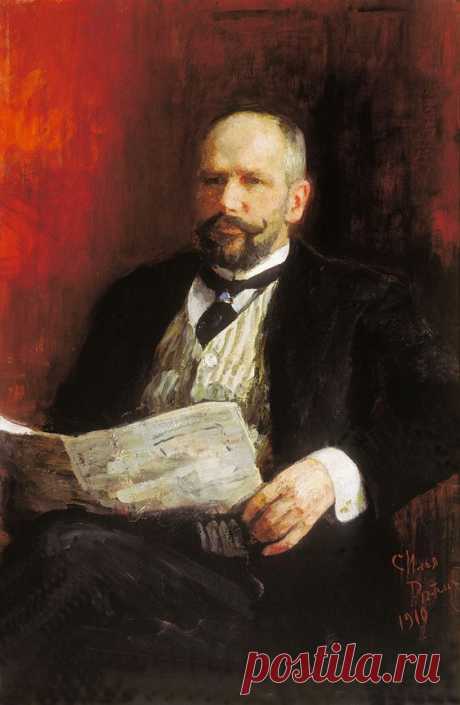Петр Аркадьевич Столыпин. Портрет работы Ильи Репина, 1910 год