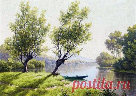 Французский художник Рене Шарль Эдмон Хис (Rene Charles Edmond His 1877 – 1955).