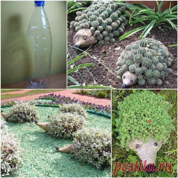 Wonderful DIY Plastic Bottle Hedgehogs For Your Garden