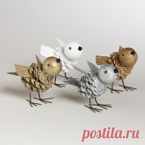 Игрушки из шишек | Умелые ручки