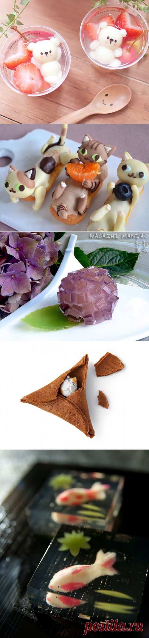Традиционные японские сладости вагаси (31 фото)
