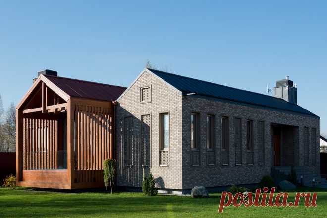 Кирпичный дом в Шатуре от Le Atelier | Свежие идеи дизайна интерьеров, декора, архитектуры на INMYROOM