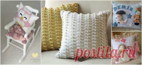 13 Hermosos cojines decorativos para hacerlos en casa ~ Mimundomanual