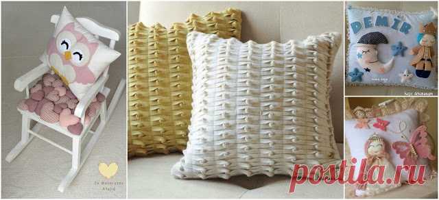 13 Hermosos cojines decorativos para hacerlos en casa ~ Mimundomanual