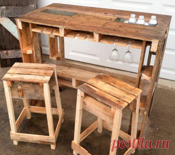 Как превратить деревянные палеты в оригинальную мебель – 30 идей