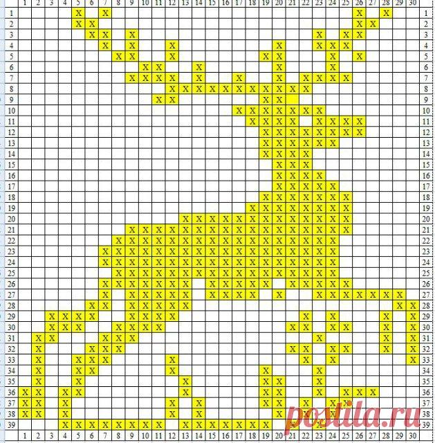 Жаккардовые узоры -2. Схемы | Домохозяйка