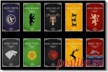 Купить игра престолов, game of thrones - постер, плакат, афиша №18 по низкой цене