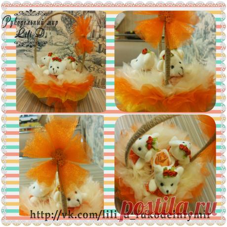 ❤ Плюшевая корзинка из игрушек 🐰 🐯 🐤 очень красивая и яркия. 🎁 Подарит хорошее настроение 👍 и будет долгое время радовать вас! 🌸 Букет из игрушек не уступает ни в чем цветочному 🌷 по красоте и цене. Нежные , трогательные плюшевые игрушки 🐱 , представленные в корзинке, станут незабываемым и любимым 💖 подарком для ваших любимых и близких. 👪 

📌 Принимаю заказы! 89608408453