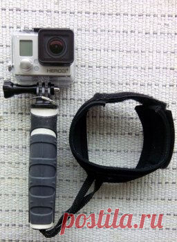 Делаем удобную ручку для видеокамеры GoPro — Своими руками