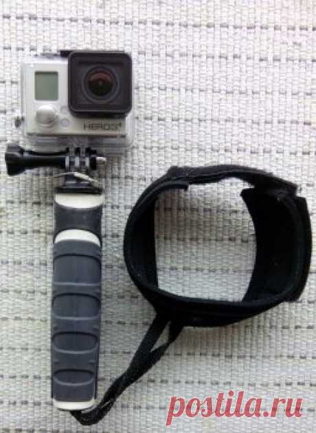 Делаем удобную ручку для видеокамеры GoPro — Своими руками