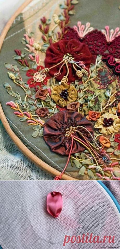 сообщение ИНТЕРЕСНЫЙ_БЛОГ_ЛесякаРу : Вышивка атласными лентами: секреты вышивки + мастер-классы (16:08 07-08-2015) [3925073/368851594] - allavict2008@mail.ru - Почта Mail.Ru