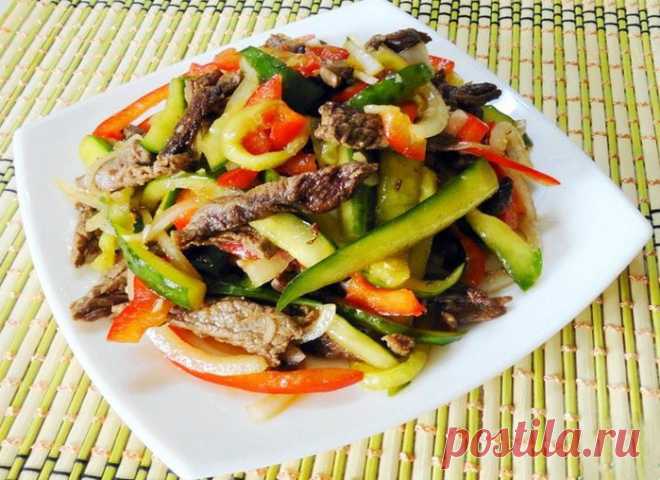 Теплый тайский салат: ну очень вкусно!