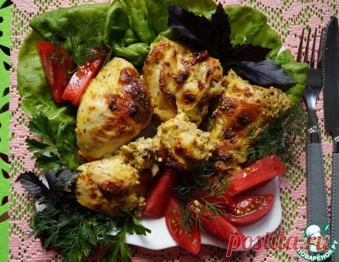 Запеченная курица по-гречески – кулинарный рецепт