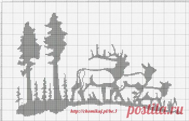 Gallery.ru / Фото #10 - Лесные животные (схемы) - Olgakam