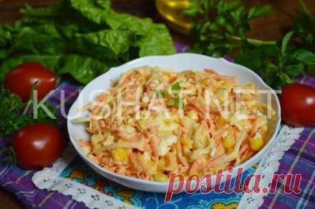 Салат с сыром косичка и корейской морковью. Пошаговый рецепт с фото - Кушать нет Салат с сыром косичка и корейской морковью я увидела впервые несколько лет тому назад в одном из кулинарных журналов. До сих пор помню, что приготовила его сразу же на следующий день, так он мне понравился.