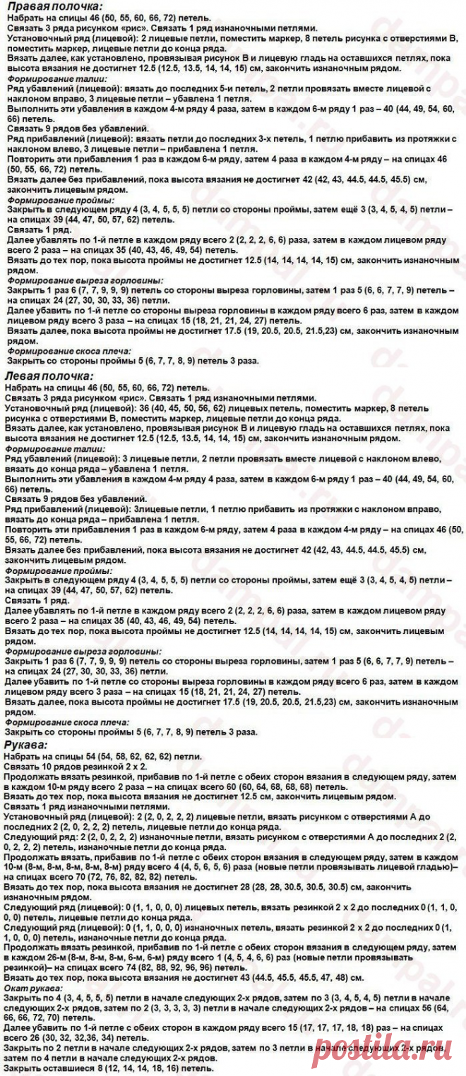 Яркий и красивый кардиган с ажурными узорами — Сделай сам, идеи для творчества - DIY Ideas