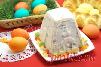 Заварная творожная пасха Заварная творожная пасха с цукатами, вкусное блюдо из творога для пасхального стола, которое любят как взрослые, так и дети.