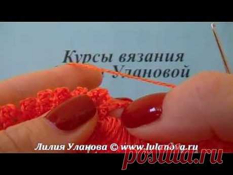 ▶ Ленточное Кружево - вязание крючком - YouTube