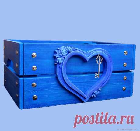 Ключ от моего сердца Ящик для хранения и подарков VivantArt Decor – заказать на Ярмарке Мастеров – KPKOURU | Хранение вещей, Москва