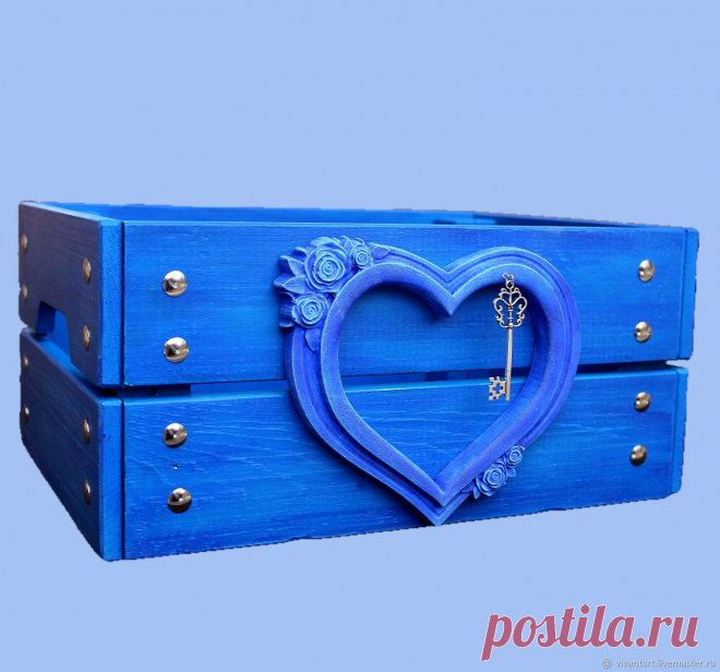 Ключ от моего сердца Ящик для хранения и подарков VivantArt Decor – заказать на Ярмарке Мастеров – KPKOURU | Хранение вещей, Москва