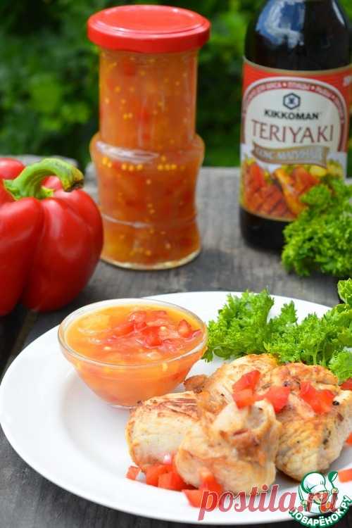 Острый ананасовый соус со сладким перцем - кулинарный рецепт