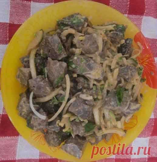Салат из легкого