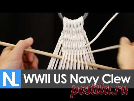 📐Authentic WWII US Navy Hammock clew tying tutorial // Simple DIY