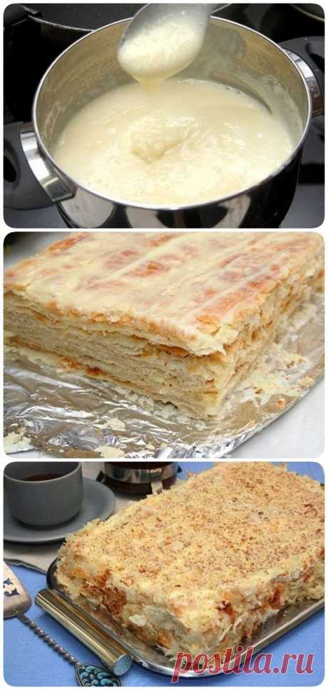 Торт Наполеон классический. Самый лучший &quot;вечный&quot; рецепт!