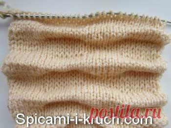 Эффект клоке спицами мастер-класс