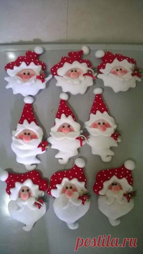 Feltro Fácil: Papai Noel de Feltro
