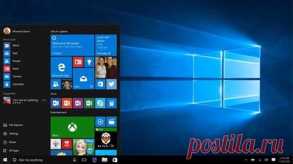 Список горячих клавиш в Windows 10