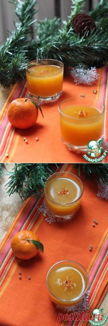 Желе &quot;Новогодний мандарин&quot; - кулинарный рецепт