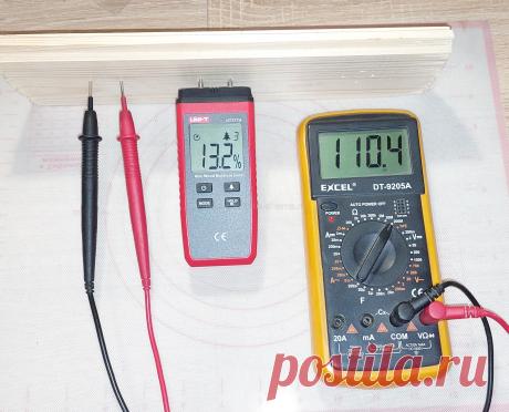 Можно ли измерить влажность древесины мультиметром?