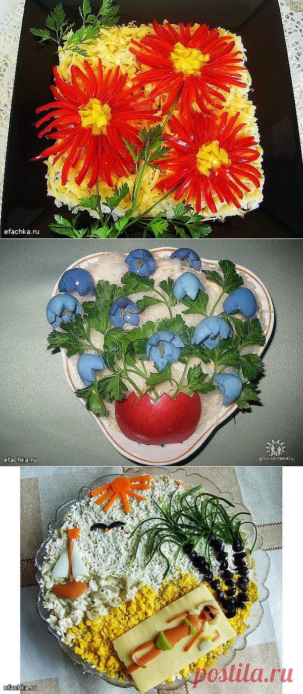 Красивое оформление блюд